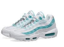 나이키 우먼스 에어 맥스95 WHITE & LIGHT AQUA 307960-115 여성 로우탑 스니커즈 나이키 우먼스 에어 맥스95 WHITE & LIGHT AQUA... 