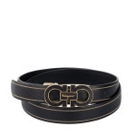 블랙 간치니 가죽 벨트 - 리본즈 코리아(REEBONZ KOREA) - PGPS