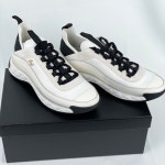 (바로배송) 샤넬 믹스드파이버 스니커즈 블랙 화이트 G3561 EU39.5 - 리본즈 코리아(REEBONZ KOREA)
