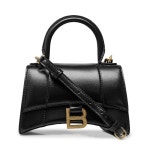 [21FW] 블랙 아워글래스 탑 핸들 XS 토트백 592833 1QJ4M 1000 - 리본즈(REEBONZ)