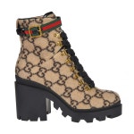 [GUCCI] 구찌 여성 GG 울 앵클 부츠 베이지 583349-G3850-9768 - 리본즈 코리아(REEBONZ KOREA)
