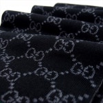 Gucci black Wool 100% uni Muffler 3258063G2061062 - 리본즈(REEBONZ)