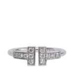 (6호) 실버 18K 다이아 T 와이어 여성 반지 60147229 - 리본즈(REEBONZ)