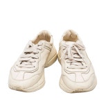 (230mm) 베이지 카프스킨 라이톤 더티 여성 스니커즈 550046 A9L00 9522 - 리본즈(REEBONZ)