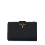 Black Calf Saffiano Women Bifold wallet  - 리본즈 코리아(REEBONZ KOREA) - PGPS