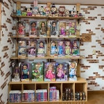 プリンセス/ディズニー大好き❤/ディズニーアニメータードールコレクション/造作棚/皆様に感謝してます...などのインテリア実例... 