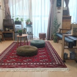 萩原 インド綿 フロアラウンドクッション 全10色 アイボリー - 通販 | 家具とインテリアの通販【RoomClipショッピング】