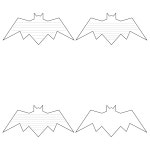 Bat-Shaped Writing Template | Free Printable Paper Сraft Templates