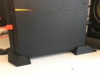 Makes of ps4 (Playstation 4) vertical stand by printerbarta - Thingiverse