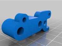 Simplify E3DV6 mount. Ender 5 nut clamp by unre4l - Thingiverse Simplify E3DV6 mount. Ender 5 nut clamp by unre4l