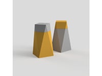 Thingiverse - Futuristic Polygonal Geometry SaltShaker - 3D Print Model by UrunAtolyesi Futuristic Polygonal Geometry SaltShaker... 