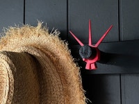 Anti Bird Spikes for 25mm (1) Hanger Rod by Department_Nine - Thingiverse Anti Bird Spikes for 25mm (1) Hanger Rod by... 