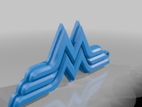 Wonder Woman Keychain by jmrose2589 - Thingiverse Wonder Woman Keychain by jmrose2589