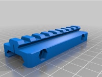Rail Riser adpter 20 mm to 11 mm by Lupo77 - Thingiverse Rail Riser adpter 20 mm to 11 mm by Lupo77