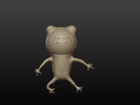 Cute Frog Person by a0615 - Thingiverse Cute Frog Person by a0615