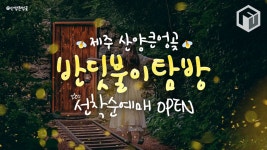 1년에 딱 한 번, 신비로운 반딧불의 향연... 2025 산양큰엉곶 반딧불이... 신비로운 반딧불의 향연... 2025 산양큰엉곶 반딧불이 탐방 예매 일정... 