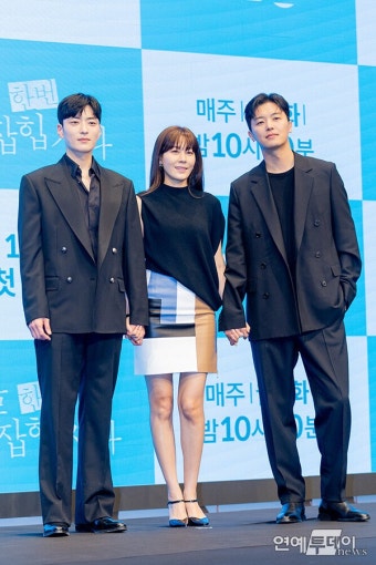 [today현장] 김하늘·연우진·장승조 '멱살 한번', 멜로 스릴러 대표작 될까 < 연예 < 기사본문 - 연예투데이뉴스 [today현장] 김하늘·연우진...