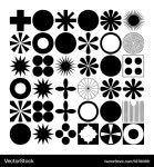 Black Geometric Grid Royalty Free Vector Image Black Geometric Grid Vector Image on VectorStock