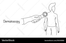 Dermatoscopy Royalty Free Vector Image - VectorStock Dermatoscopy Vector Image on VectorStock