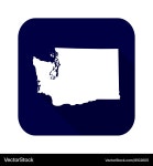Washington State Map – Royalty-Free Vector | VectorStock