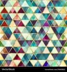 Vintage Geometric Triangle Pattern – Royalty-Free Vector | VectorStock