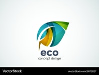 Modern Leaf Logo Template – Royalty-Free Vector | VectorStock