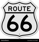 Route 66 Sign - Classic Americana Royalty Free Vector Image Route 66 Sign - Classic Americana Vector Image on VectorStock