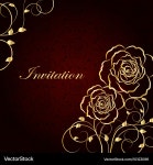 Elegant Gold Floral Pattern – Royalty-Free Vector | VectorStock