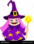 Adorable Little Witch Royalty Free Vector Image Adorable Little Witch Vector Image on VectorStock