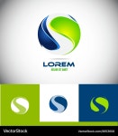 Abstract Sphere Letter S Logo – Royalty-Free Vector | VectorStock