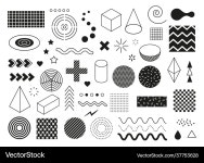 Geometric Abstract Shapes - Minimalist Royalty Free Vector Geometric Abstract Shapes - Minimalist Vector Image on VectorStock
