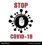 Stop Covid-19 Molecule Logo – Royalty-Free Vector | VectorStock