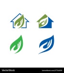 Leaf with hand logo leaves icon – Royalty-Free Vector | VectorStock