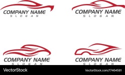 Auto car logo template – Royalty-Free Vector | VectorStock