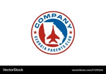 Aviation emblem logo design Royalty Free Vector Image Aviation emblem logo design vector image on VectorStock