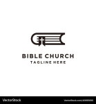 Minimalist Bible Book Logo Icon Royalty Free Vector Image Minimalist Bible Book Logo Icon vector image on VectorStock