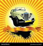 Vintage Car Poster (316007) – Royalty-Free Vector | VectorStock