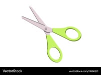 Isolated Scissors on White Background – Royalty-Free Vector | VectorStock