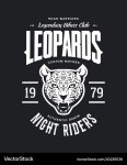 Leopard Motors Club Logo Royalty Free Vector Image Leopard Motors Club Logo vector image on VectorStock