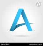 A letter sign roof and road concept Royalty Free Vector A letter sign roof and road concept Vector Image on VectorStock