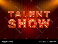 Talent Show Spotlight Red Curtain – Royalty-Free Vector | VectorStock