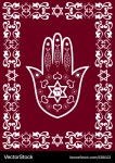Jewish Hamsa Border (838023) – Royalty-Free Vector | VectorStock