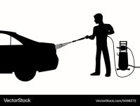 Car Washing Silhouette Royalty Free Vector Image Car Washing Silhouette Vector Image on VectorStock