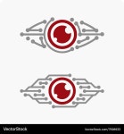 Robotic Eye Icon (7598933) – Royalty-Free Vector | VectorStock