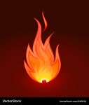 Flame Icon (849024) – Free Vector | VectorStock