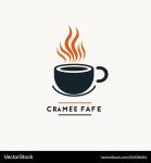 Cup of coffee logo design Royalty Free Vector Image Cup of coffee logo design Vector Image on VectorStock