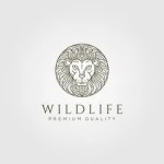 Lion Face Tree Logo Royalty Free Vector Image - VectorStock Lion Face Tree Logo vector image on VectorStock