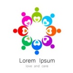 Footprint Love Logo Concept Royalty Free Vector Image Footprint Love Logo Concept vector image on VectorStock