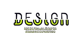 Child alphabet font from color wire letters Vector Image Child alphabet font from color wire letters vector image on VectorStock