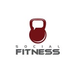 Line style logo with a kettlebell Royalty Free Vector Image Line style logo with a kettlebell vector image on VectorStock